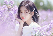 杨超越繁花大片，人比花艳，真是太美了!-沐风文化