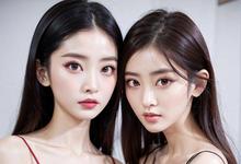 东方的明珠：双胞胎旗袍女子写真，展现东方女性美-沐风文化